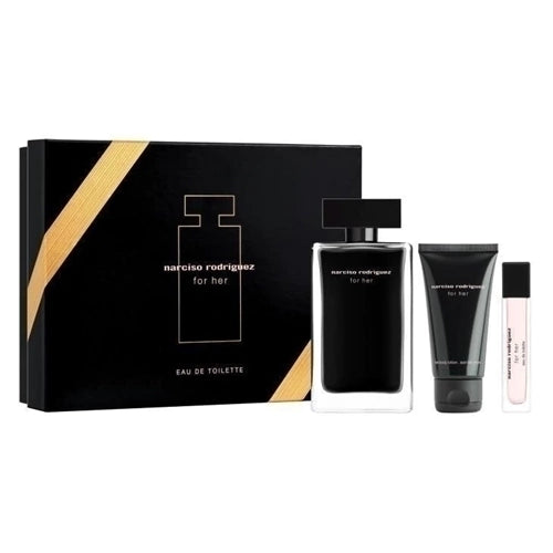 Narciso Rodriguez Kit For her+Body Lotion+Travel Eau De Toilette