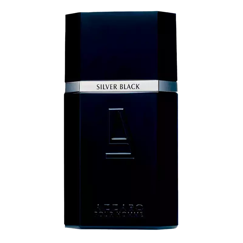 Azzaro Silver Black - Pour Homme - Eau De Toilette - Perfume Masculino 100ml