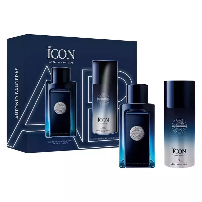 Conjunto The Icon Banderas Masculino - Eau de Toilette 100ml + Desodorante150ml